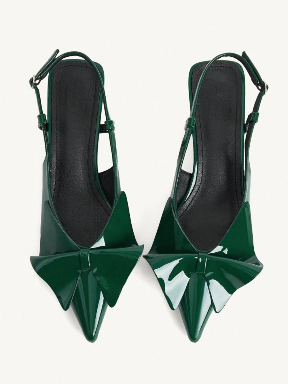 Green Elegant Women's Shoes Pointed Toe Shoes